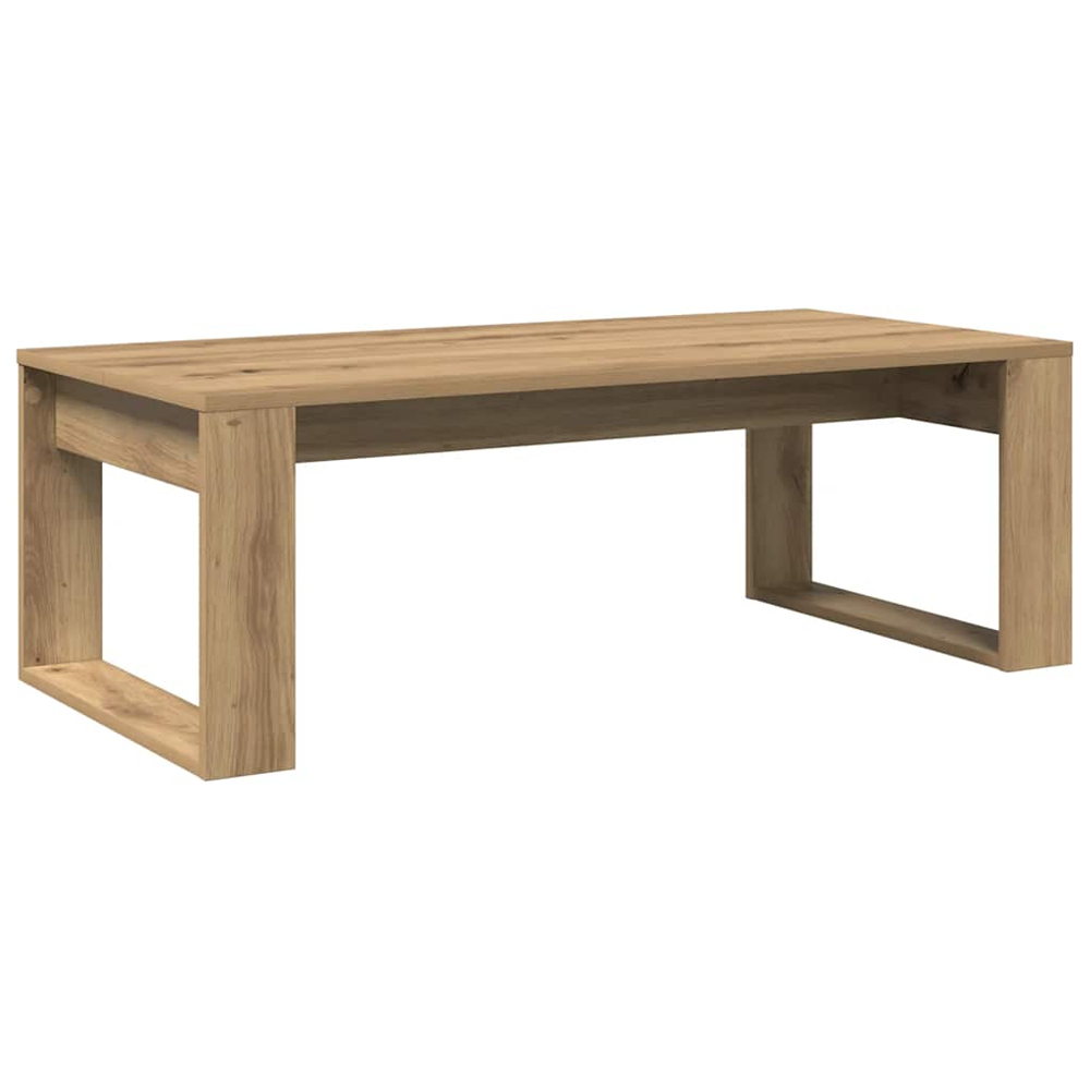 Aponka 102cm Wooden Coffee Table - Artisan Oak