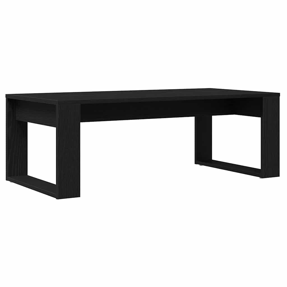 Aponka 102cm Wooden Coffee Table - Black Oak