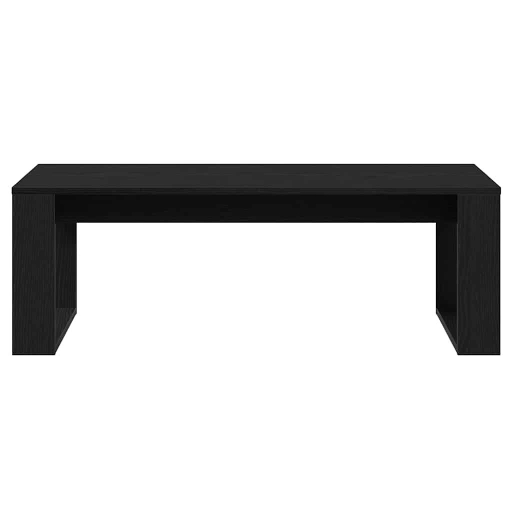 Aponka 102cm Wooden Coffee Table - Black Oak