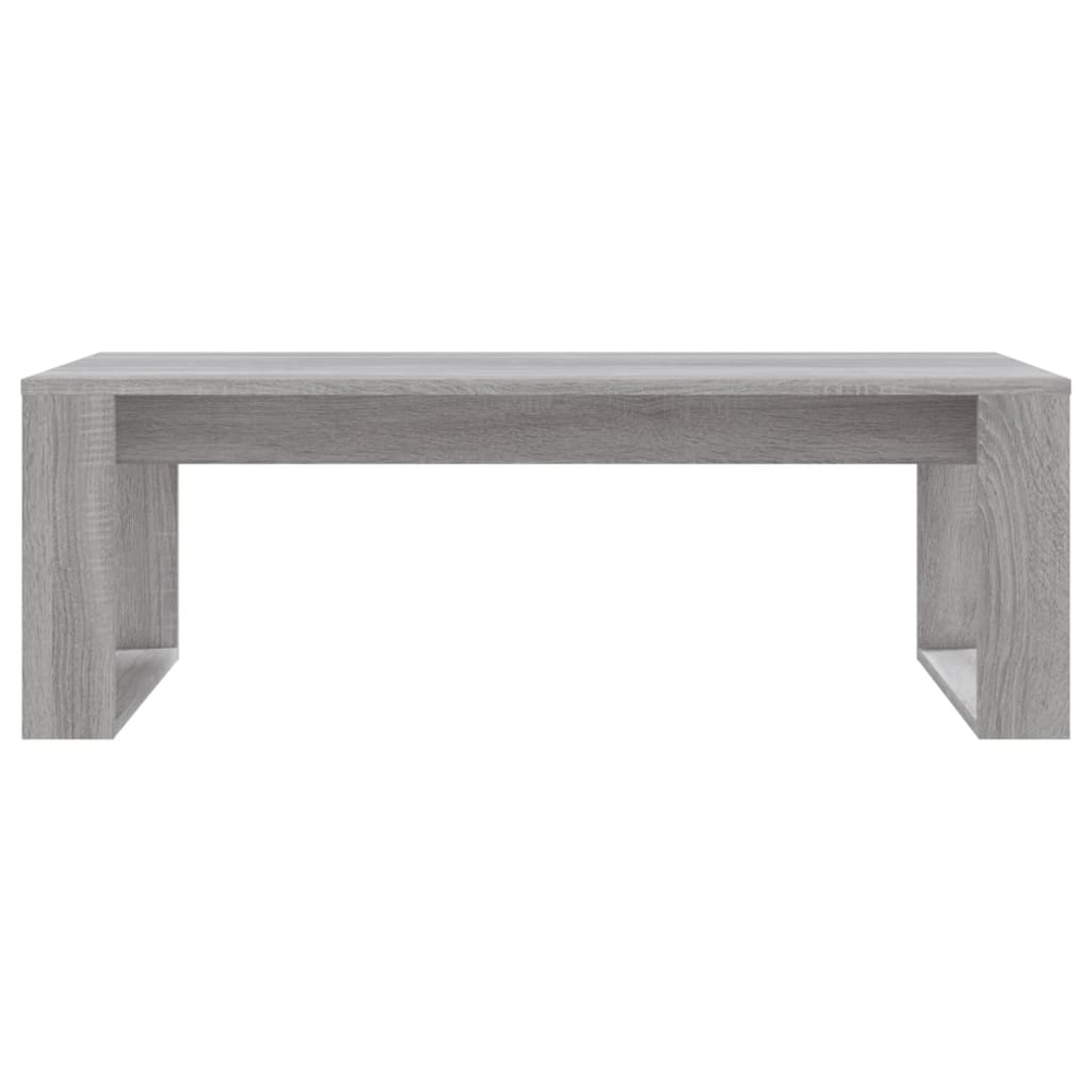 Aponka 102cm Wooden Coffee Table - Grey Sonoma