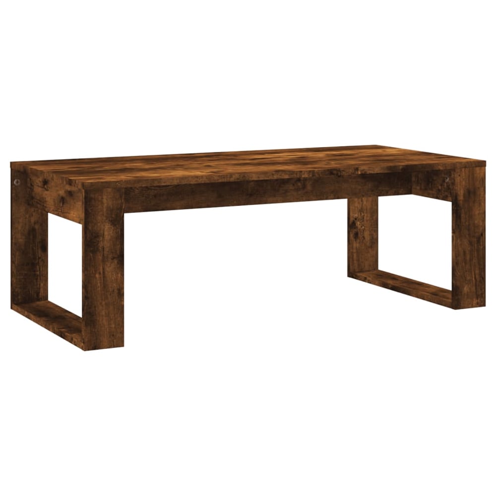Aponka 102cm Wooden Coffee Table - Smoked Oak