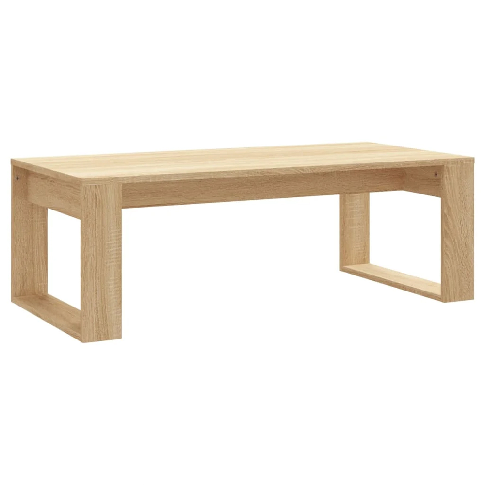 Aponka 102cm Wooden Coffee Table - Sonoma Oak