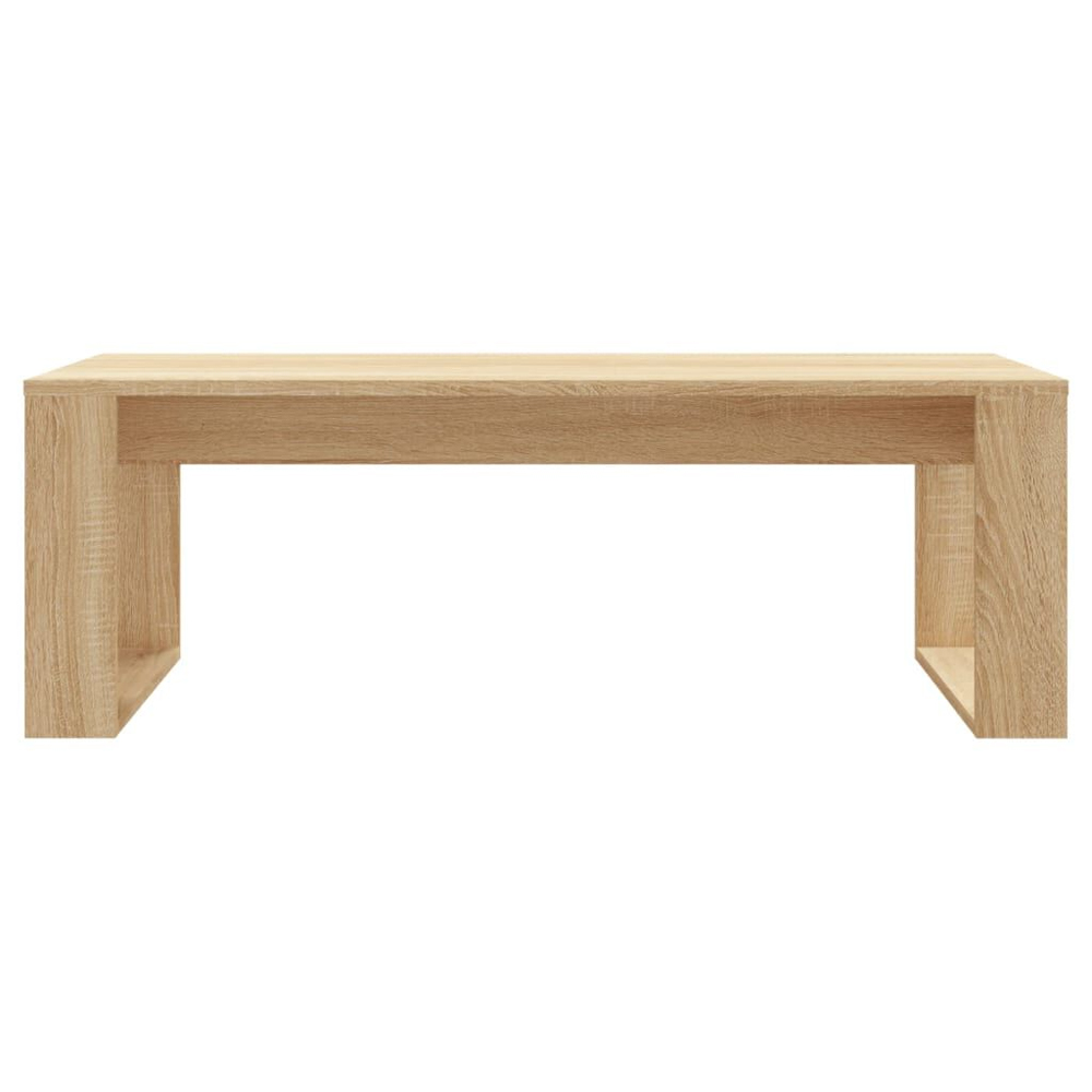 Aponka 102cm Wooden Coffee Table - Sonoma Oak