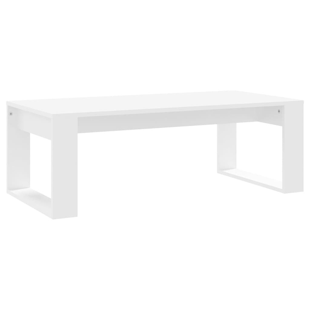 Aponka 102cm Wooden Coffee Table - White