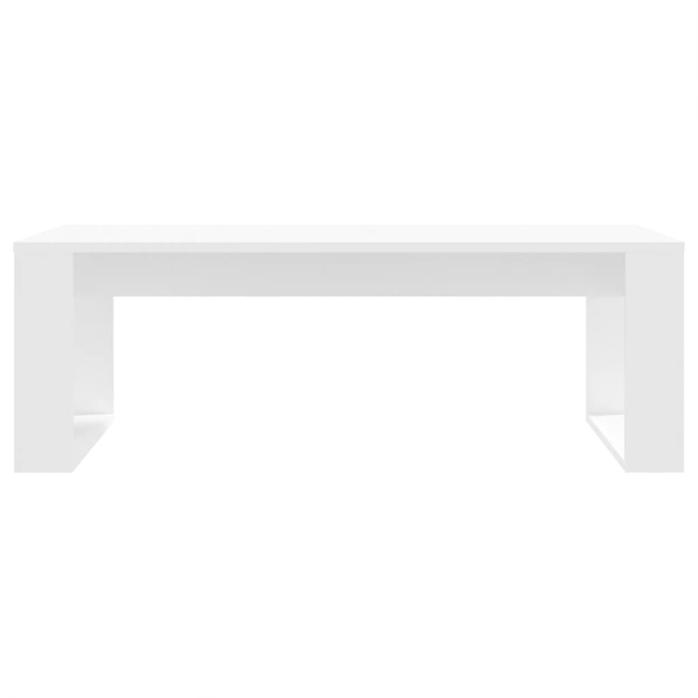 Aponka 102cm Wooden Coffee Table - White