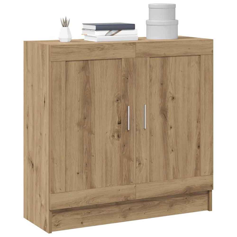 Aponka 80cm Wooden Storage Cabinet With 2 Doors - Artisan Oak