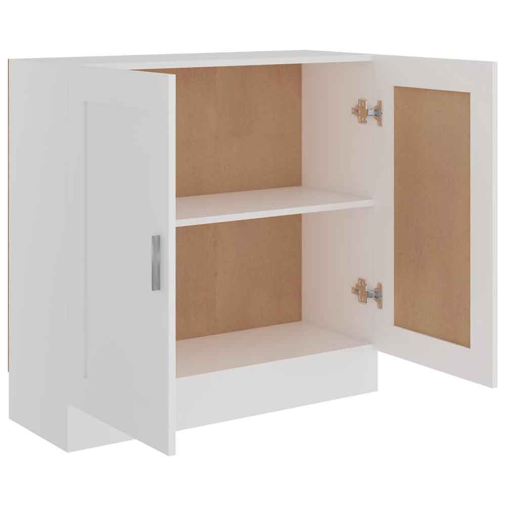 Aponka 80cm Wooden Storage Cabinet With 2 Doors - White