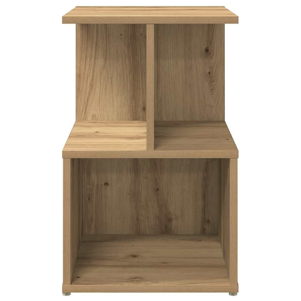 Aponka Wooden Bedside Cabinet With 1 Self - Artisan Oak