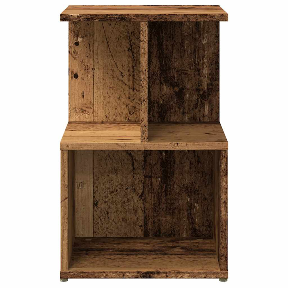 Aponka Wooden Bedside Cabinet With 1 Self - Brown