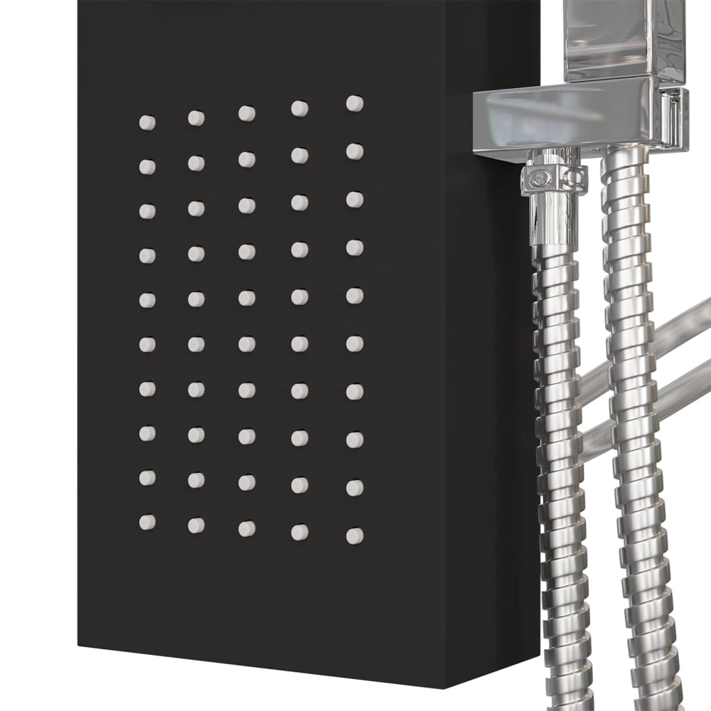 Appleton 4 Modes Shower Panel System With Shower Kit 1140mm Height - Black