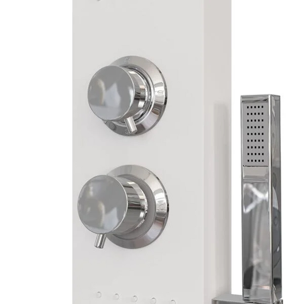 Appleton 4 Modes Shower Panel System With Shower Kit 1140mm Height - White