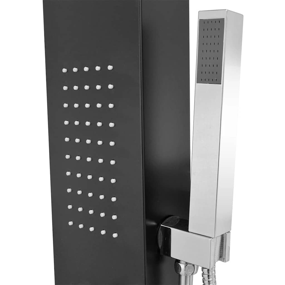 Appleton 4 Modes Shower Panel System With Shower Kit 1300mm Height - Black