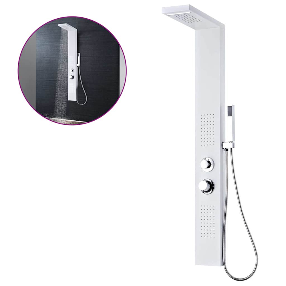 Appleton 4 Modes Shower Panel System With Shower Kit 1300mm Height - White