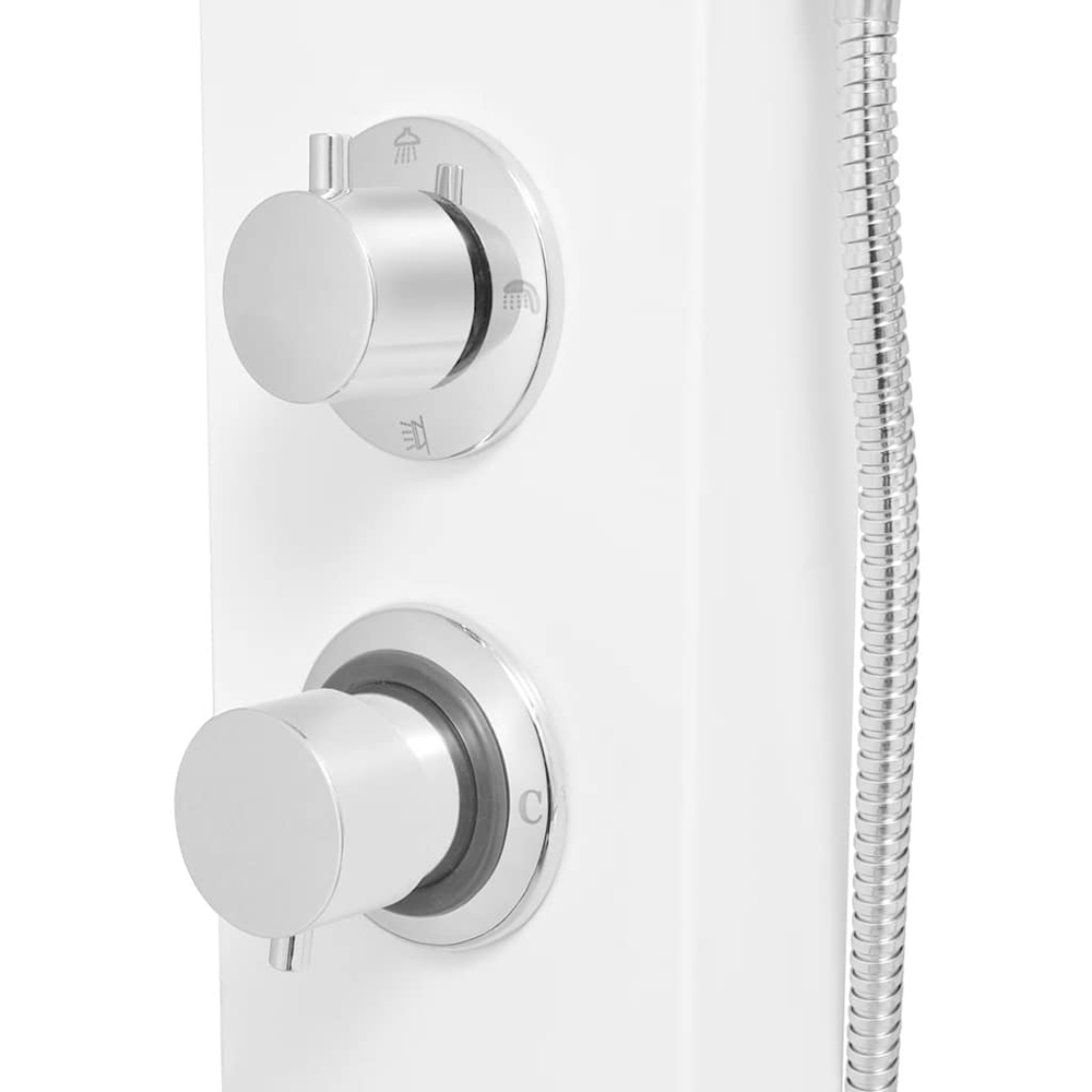Appleton 4 Modes Shower Panel System With Shower Kit 1300mm Height - White