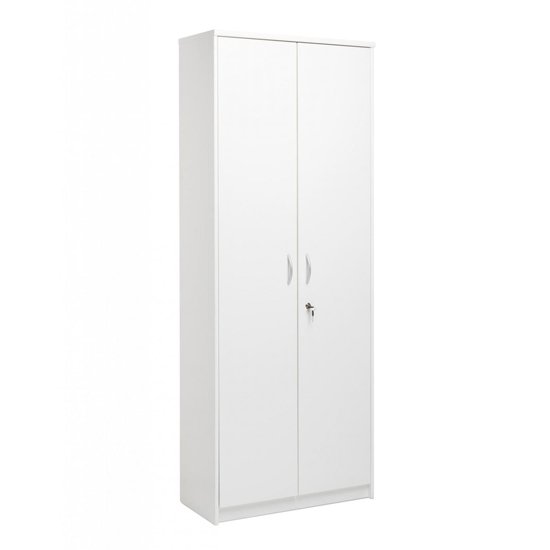 Aquarius Storage Cabinet In White With 2 Doors And Shelves_1