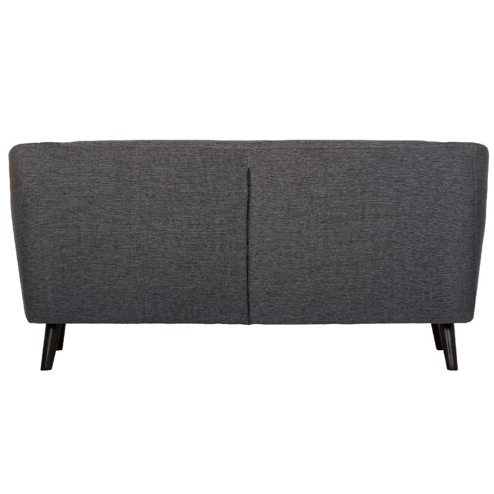 Arabella Fabric 3 Seater Sofa In Dark Grey