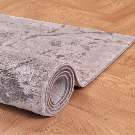 Arabella Haze 120x170cm Damask Pattern Rug In Grey_2