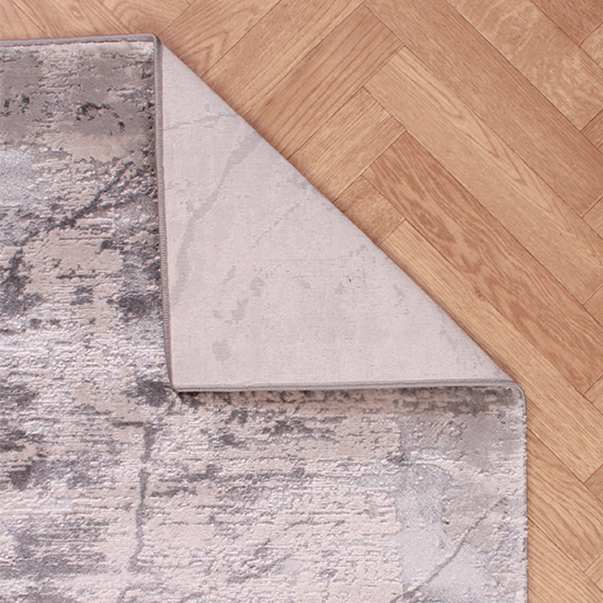 Arabella Haze 200x290cm Damask Pattern Rug In Grey_3
