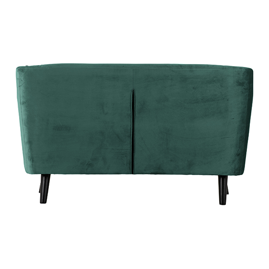 Arabella Velvet Fabric 2 Seater Sofa In Green_4