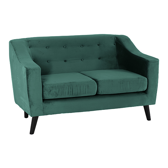 Product photograph of Arabella Velvet Fabric 2 Seater Sofa In Green from Furniture in Fashion