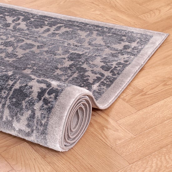 Arabella Windsor 120x170cm Damask Pattern Rug In Blue_2