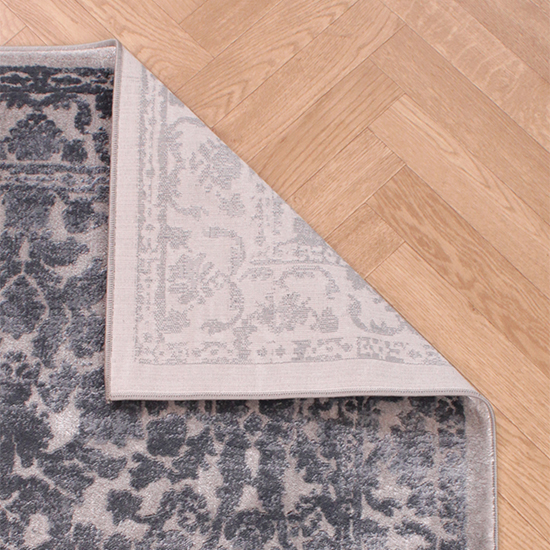 Arabella Windsor 120x170cm Damask Pattern Rug In Blue_3