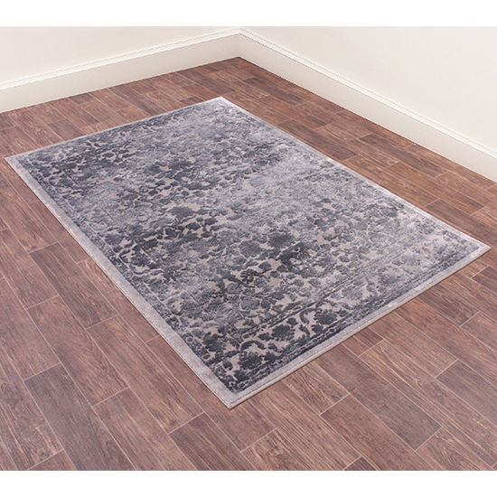 Arabella Windsor 120x170cm Damask Pattern Rug In Blue_6