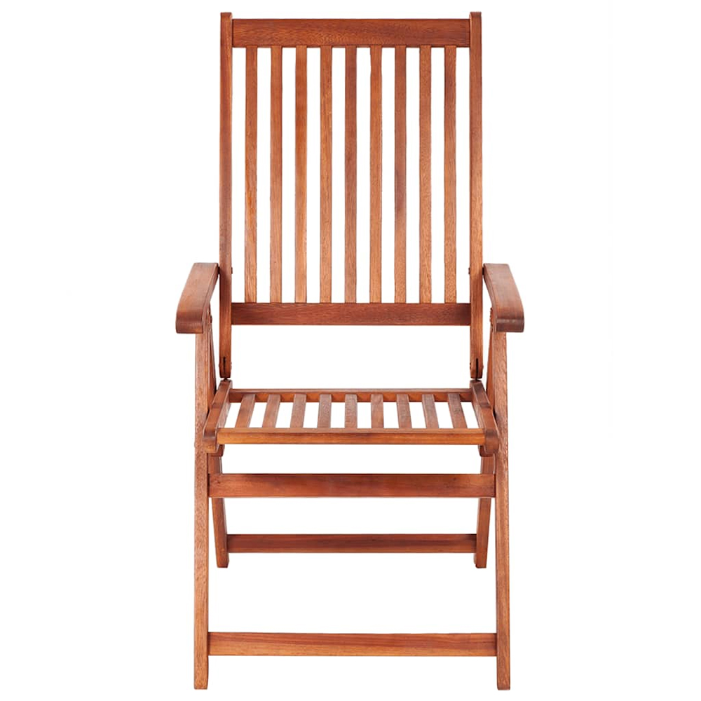 Arana Garden Natural Acacia Wood Folding Armchair in Pair