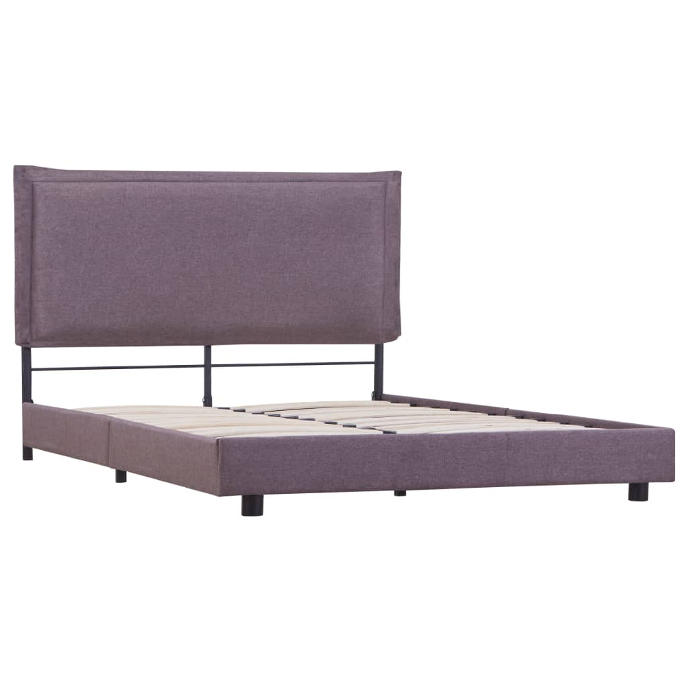 Arcadia Fabric Double Bed In Taupe