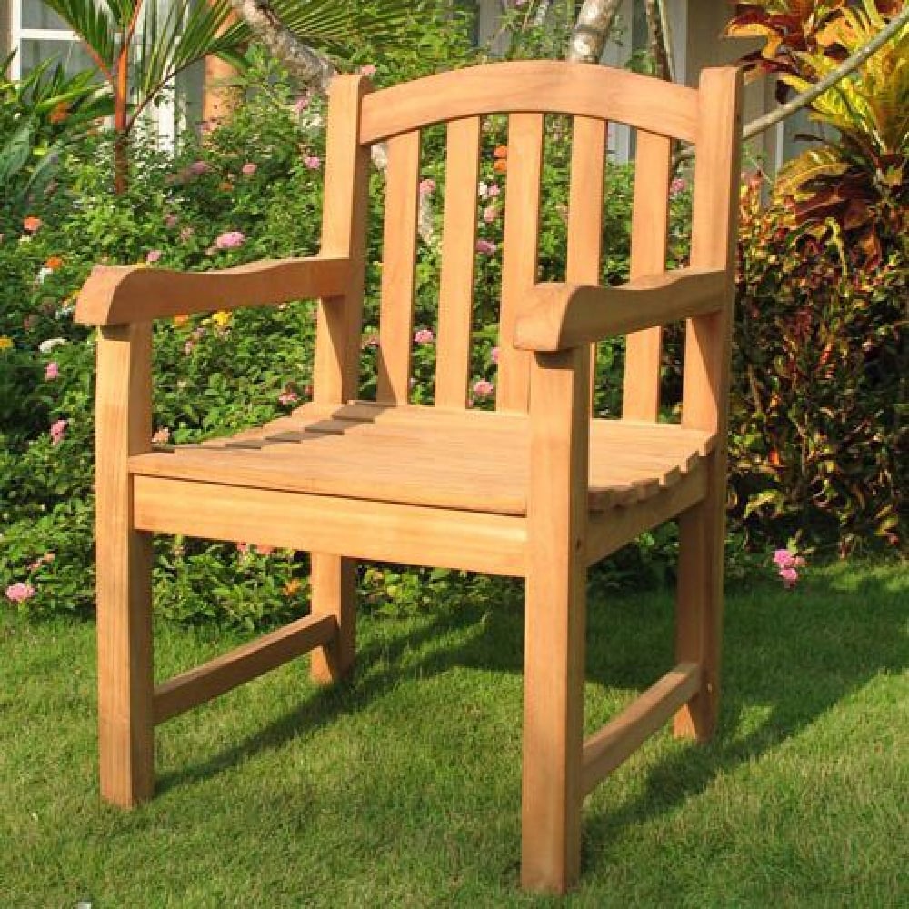 Read more about Archbold wooden outdoor arm chair in teak