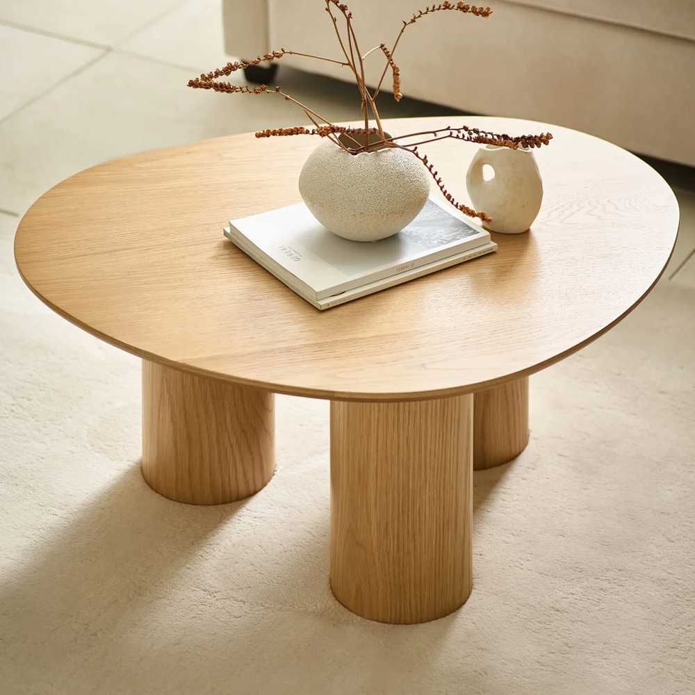 Arden Wooden Coffee Table in Light Oak