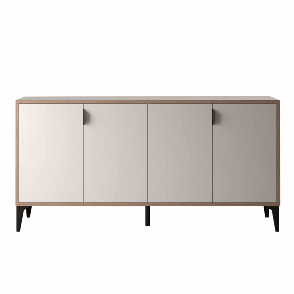 Arden Wooden Sideboard with 4 Doors in White
