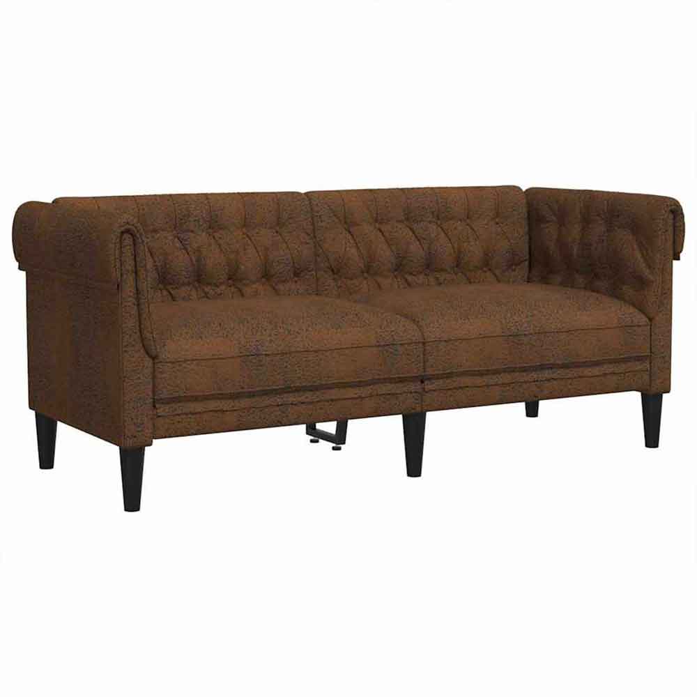 Ardino Fabric 3 Seater Sofa In Light Grey