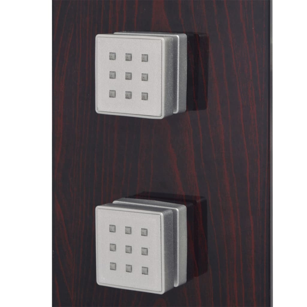 Ardmore 3 Modes Shower Panel System With Shower Kit 1330mm Height - Brown
