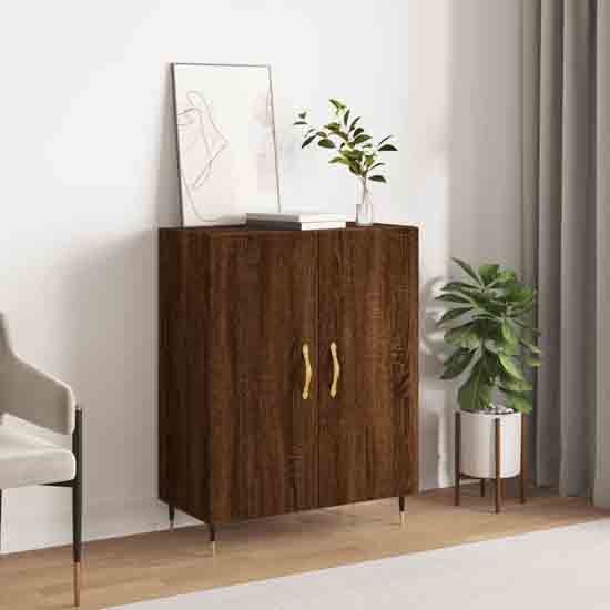 Product photograph of Ardmore Wooden Storage Cabinet With 2 Doors In Brown Oak from Furniture in Fashion