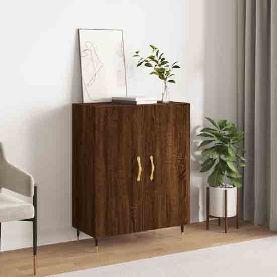 Read more about Ardmore wooden storage cabinet with 2 doors in brown oak