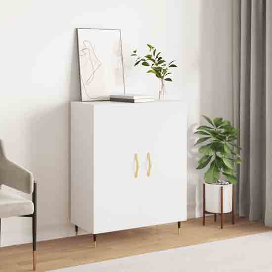 Product photograph of Ardmore Wooden Storage Cabinet With 2 Doors In White from Furniture in Fashion