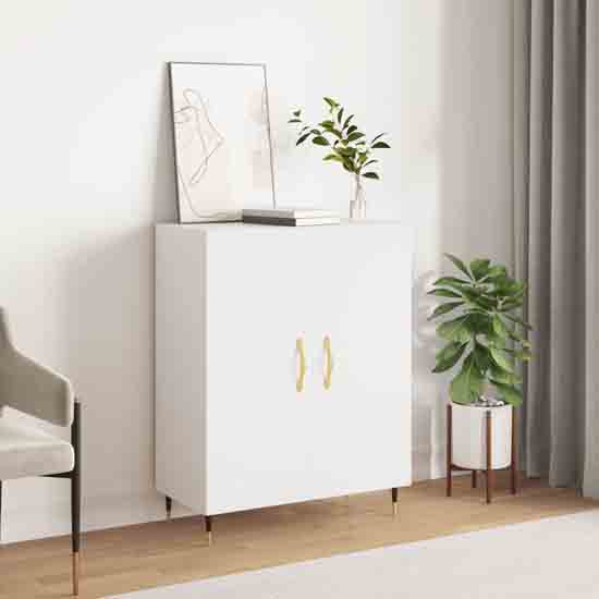 Read more about Ardmore wooden storage cabinet with 2 doors in white