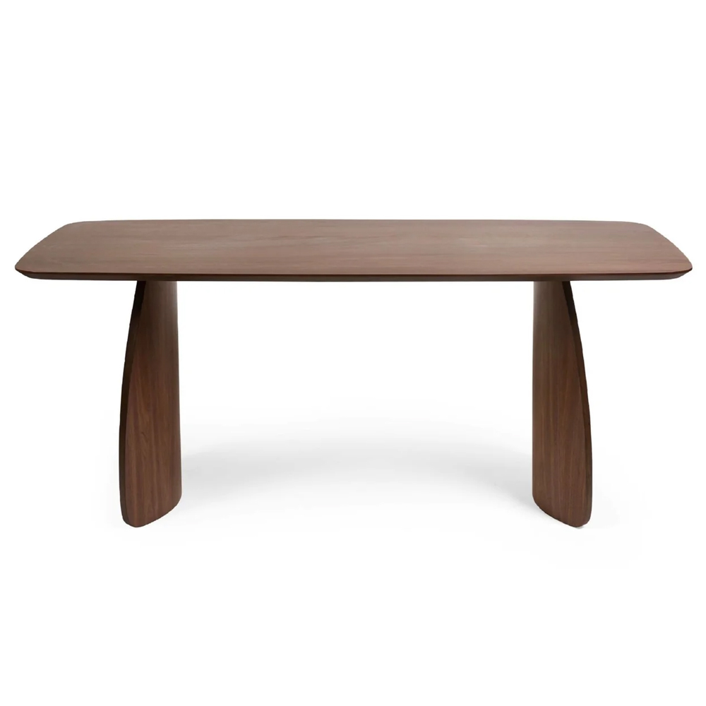 Argyle Wooden Rectangular Dining Table - Walnut