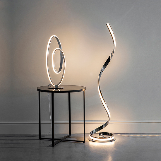 Aria LED Floor Lamp In Chrome_4