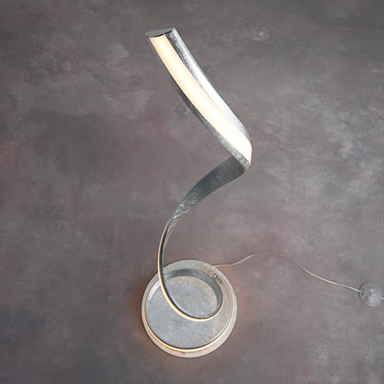 Aria LED Floor Lamp In Silver Leaf_4