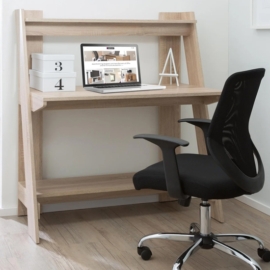 Arizonan Ladder Wooden Laptop Desk In Light Oak_3