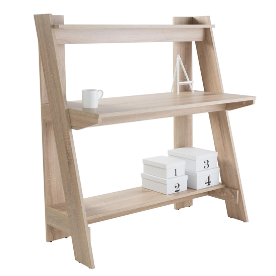 Read more about Arizonan ladder wooden laptop desk in light oak