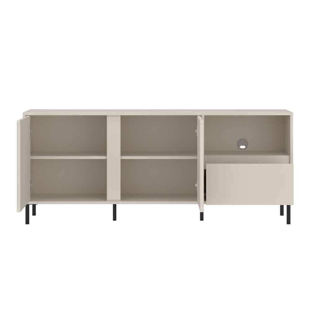 Arkley Wooden TV Stand with 2 Doors 1 Drawer in Cashmere