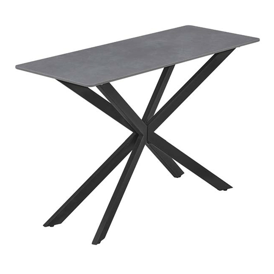 Read more about Arles sintered stone console table in grey
