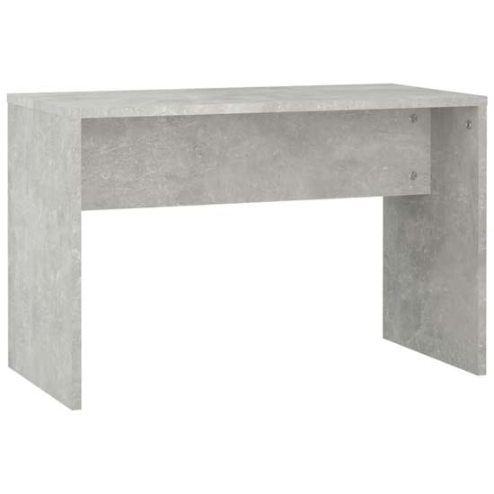 Arles Wooden Dressing Table Set In Concrete Effect With LED