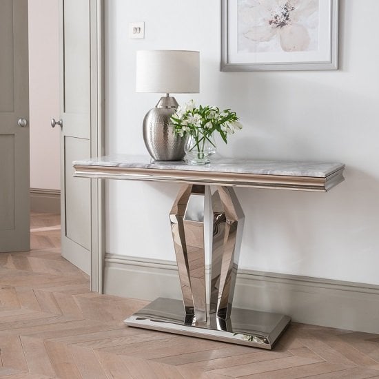 Console table with storage