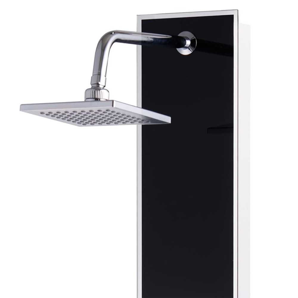 Arlington 3 Modes Shower Panel System With Shower Kit 1200mm Height - Black