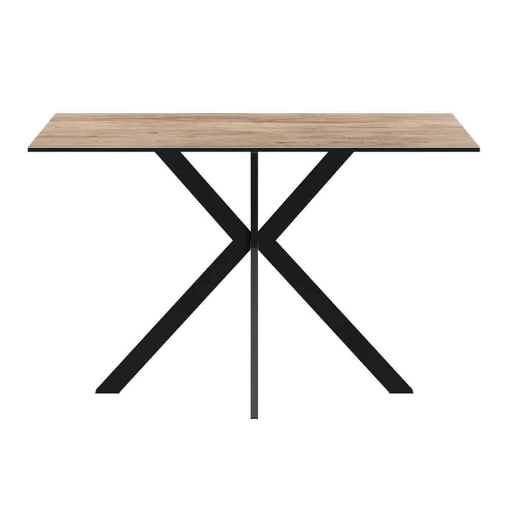 Armada Rectangular Ceramic Console Table In Wood Look