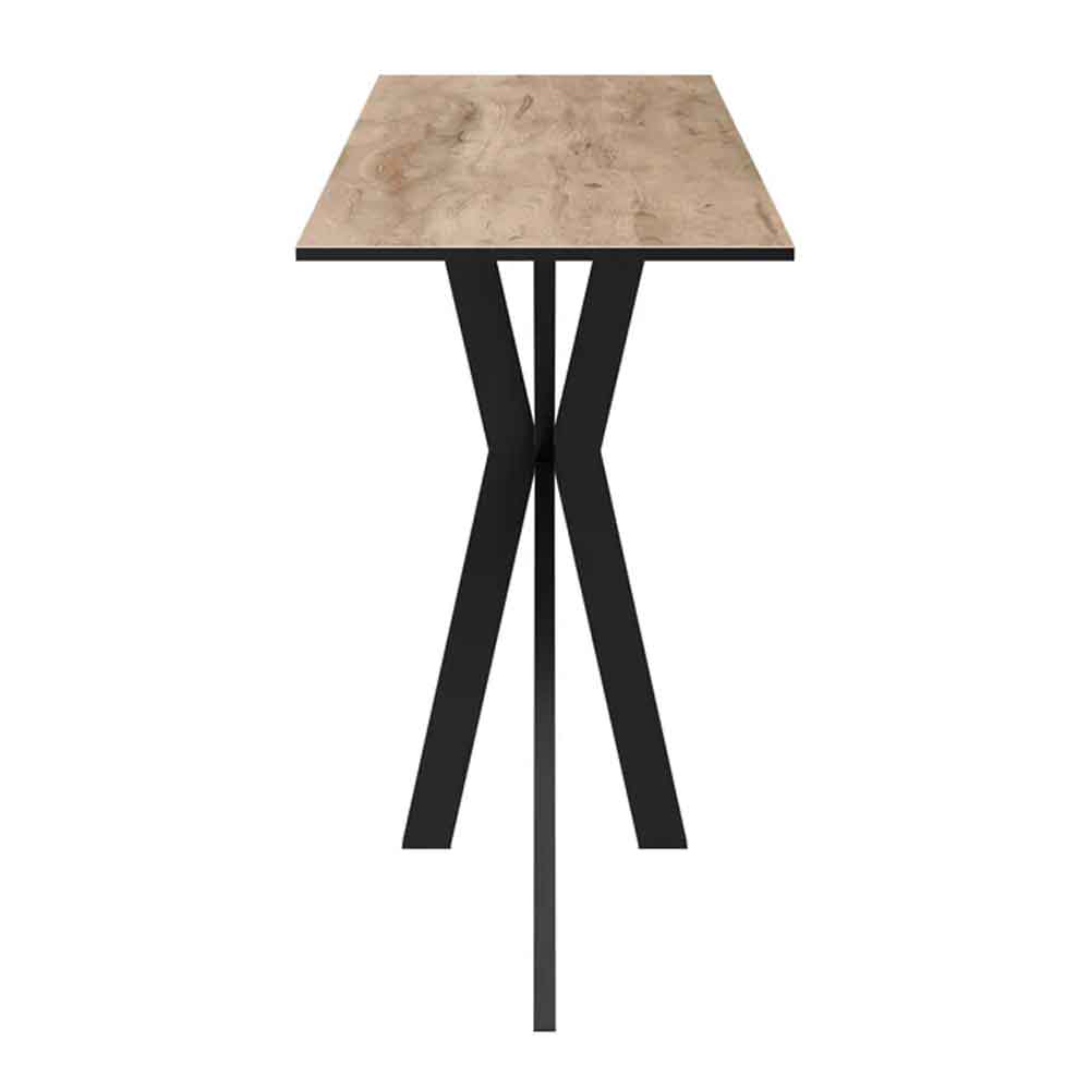 Armada Rectangular Ceramic Console Table In Wood Look
